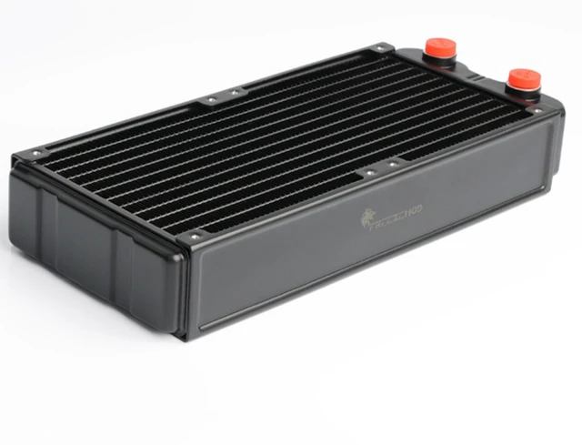 Alt view image 2 of 3 - Computer water-cooling SR-240SL dual-layer cooling system with 45mm thick heat exchanger, featuring two independent layers.