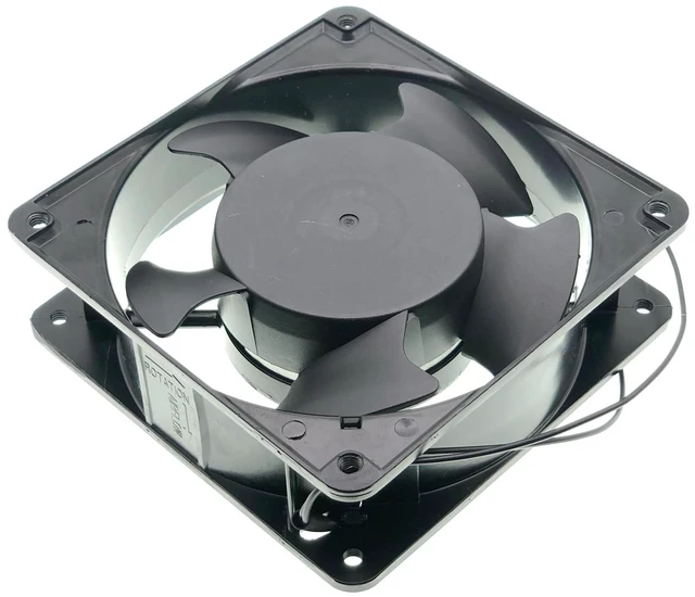 Alt view image 5 of 7 - para SA1238A1 SEADA 110/120V 4.724 in Ventilador axial - 0.25A 50/60HZ 12038 Ventilador de enfriamiento de 2 hilos, ventilador de enfriamiento de gabinete de control industrial
