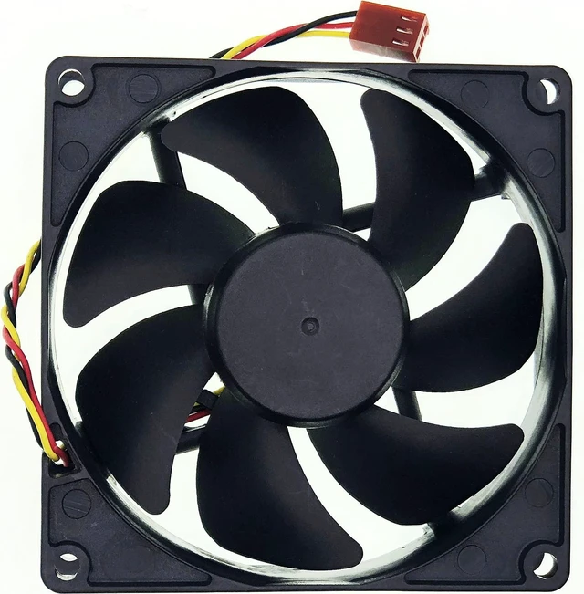 Alt view image 3 of 7 - by Sunon EE92251S3-D020-C99 PVA092G12M Carcasa trasera Ventilador de refrigeración para Dell Vostro 200 400 430 460 470 Mini Tower RKC55 X755M XPS 8300 8500 8700 DC12V 3 -Pin 3.622 x 3.622x0.984 in