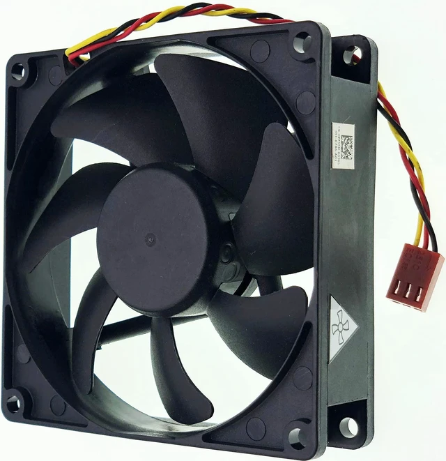 Alt view image 6 of 7 - by Sunon EE92251S3-D020-C99 PVA092G12M Carcasa trasera Ventilador de refrigeración para Dell Vostro 200 400 430 460 470 Mini Tower RKC55 X755M XPS 8300 8500 8700 DC12V 3 -Pin 3.622 x 3.622x0.984 in