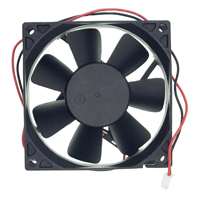 Alt view image 3 of 7 - para ADDA AD0812HS-A70GL Ventilador de enfriamiento, DC12V 0.25A 8025 Chasis Fuente de Alimentación Ventilador 3.150x3.150x0.984 in