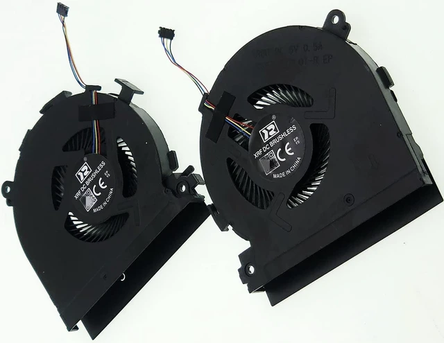 Alt view image 4 of 6 - Ventilador de refrigeración de repuesto de CPU + GPU para HP Spectre X360 15-CH 15-CH000 15-CH011DX 15-CH075NR 15-CH008CA 15-CH010CA NS75C00-17J22 NS75C00-17J21 P/N: L110CA 7605-001 L17606-001, 4 pine