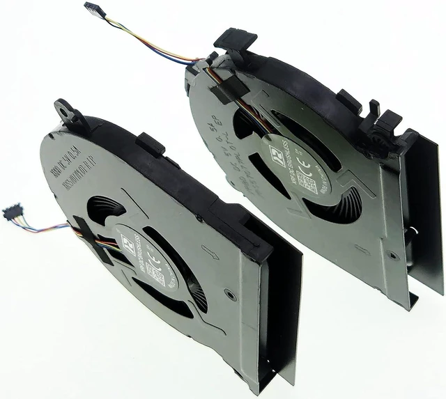 Alt view image 3 of 6 - Ventilador de refrigeración de repuesto de CPU + GPU para HP Spectre X360 15-CH 15-CH000 15-CH011DX 15-CH075NR 15-CH008CA 15-CH010CA NS75C00-17J22 NS75C00-17J21 P/N: L110CA 7605-001 L17606-001, 4 pine