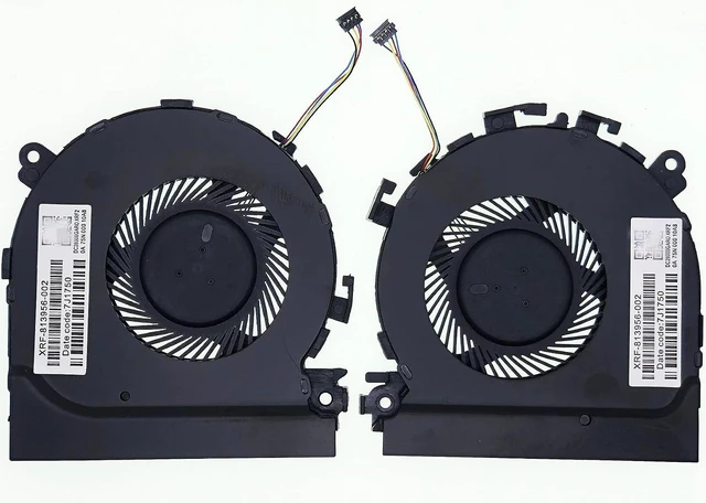 Alt view image 6 of 6 - Ventilador de refrigeración de repuesto de CPU + GPU para HP Spectre X360 15-CH 15-CH000 15-CH011DX 15-CH075NR 15-CH008CA 15-CH010CA NS75C00-17J22 NS75C00-17J21 P/N: L110CA 7605-001 L17606-001, 4 pine