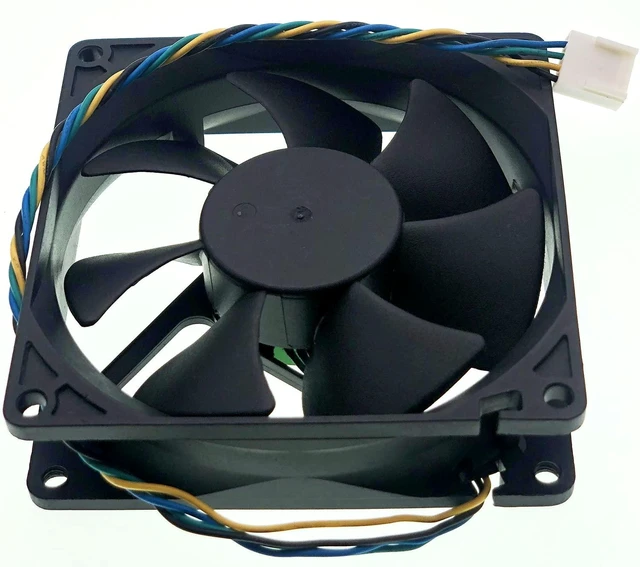Alt view image 4 of 7 - para AD0912UX-A7BGL DC12V 0.50A 4-PIN/4-WIRE 3.543x3.543x0.984 in Case Fan, CPU Case Cooling Fan para computadora HP