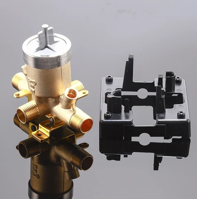 Alt view image 4 of 4 - Bathroom concealed valve, water divider, shunt device R10000-UNWS concealed valve for bathroom, concealed valve shunt device