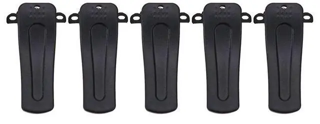 Main image of 5pcs Walkie Talkie Back Belt Clip 2-Way Radio Accessories Back Clamp for Baofeng BF-666S BF-777S BF-888S