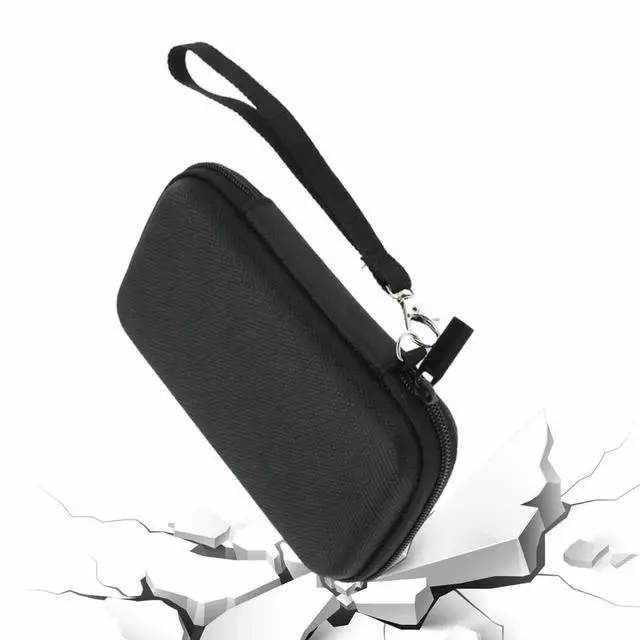 Alt view image 2 of 6 - Hard Carrying Case with Wrist Strap Travel Organizer Case Compatible for BOYHOM R36H Handheld Game Console