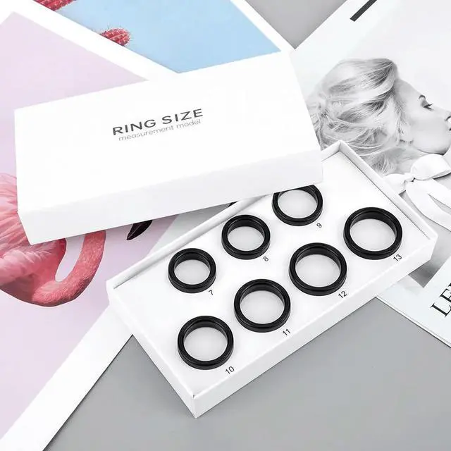 Alt view image 6 of 6 - Ring Sizing Kit Size Before You Buy The Ring 7 Sample Ring Sizes Find The Ring Size Ring Sizing Kit Sizes 7 To 13
