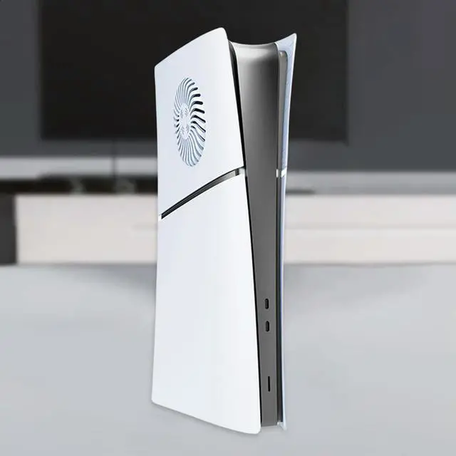 Alt view image 4 of 6 - Replacement Shell with Cooling Vents Anti-Scratch Faceplate Protective Cover Protective Shell Cover for PS5 Slim Console