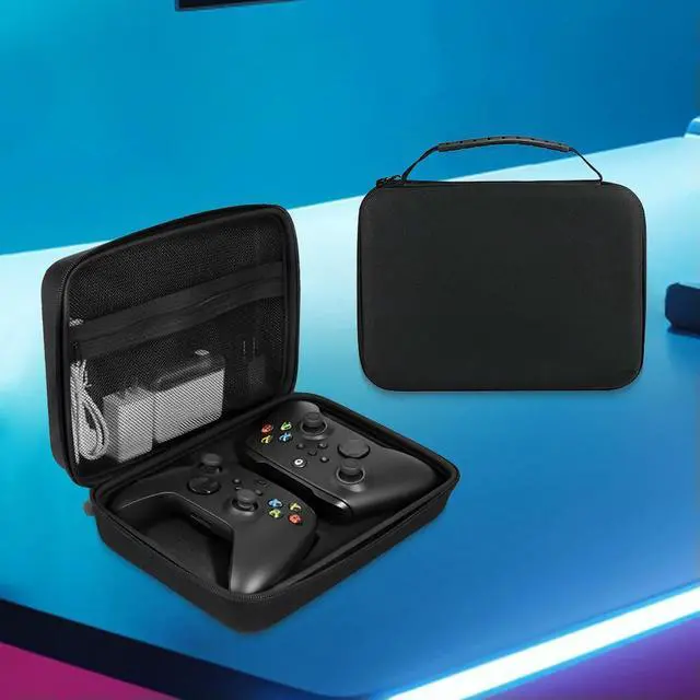 Alt view image 5 of 6 - Protective Pouch with Handle Travel Case Shockproof Travel Shell Pouch for Xbox Series X/S One/Ones