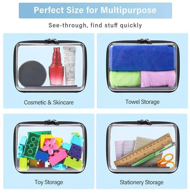 Alt view image 5 of 6 - Jingpu zipper hard shell box 2 pack shipped in airplane box