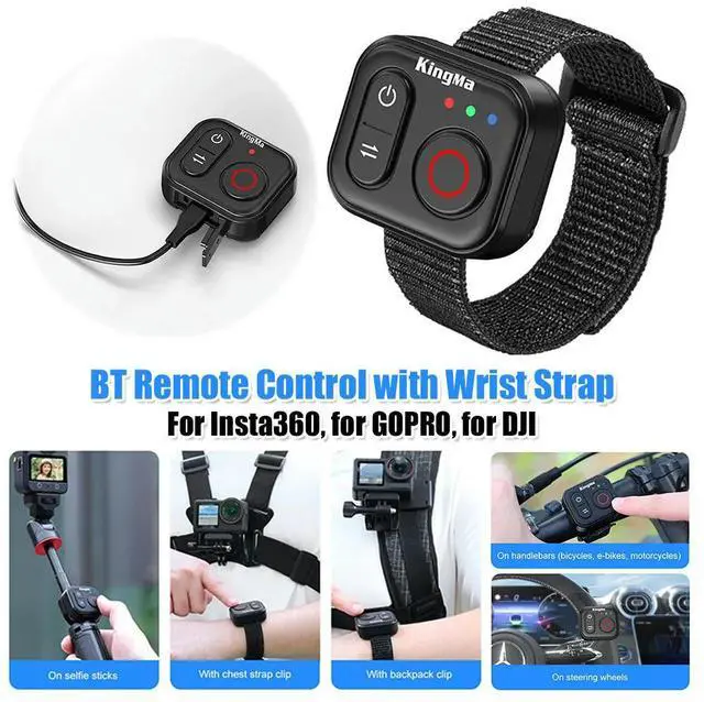Alt view image 2 of 3 - BT Remote Control Action Camera Accessories Remote Control for Osmo 360/Action 6/5 Pro/4 for X5/X4/X3