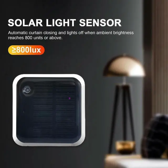 Alt view image 2 of 3 - Solar Powered Light Sensor Waterproof IP65 Real Time Luminance Sensor High Precision Detection for Home Automation Scene Linkage
