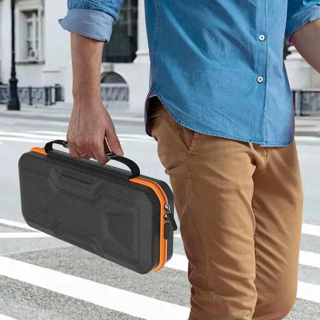 Alt view image 3 of 6 - For NS2 Double-Layer Bag Anti-Scratch Hard Shell Console Carry Bag Zipper Closure Travel Console Protect Handbag