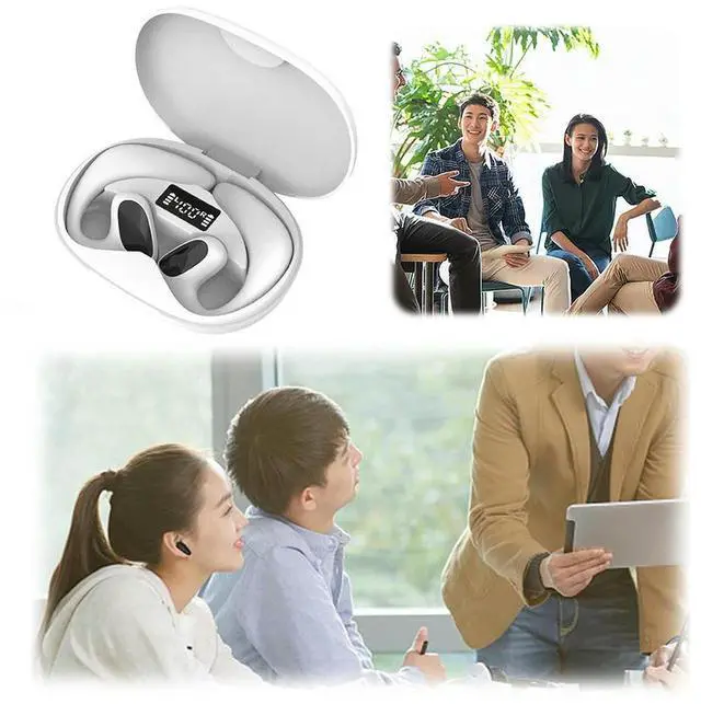 Alt view image 2 of 6 - Translator Earbuds 144 Languages Bluetooth-Compatible 5.1 Real-time Two-Way Earbuds Noise Reduction for Travel Business Learning