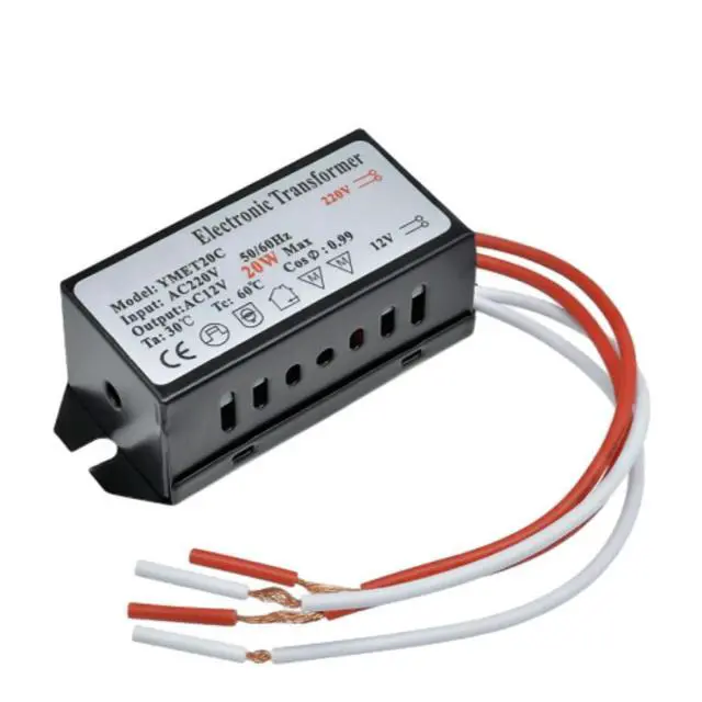 Alt view image 5 of 6 - Transformer Power Supply Module LED Constant Voltage Drive AC 220V to AC12V 20W Outdoor IP67 Waterproof with Overload Protection