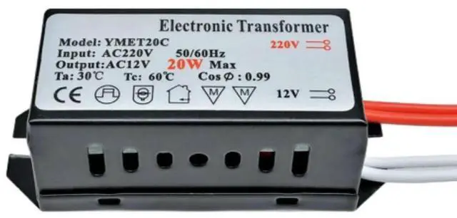 Alt view image 6 of 6 - Transformer Power Supply Module LED Constant Voltage Drive AC 220V to AC12V 20W Outdoor IP67 Waterproof with Overload Protection