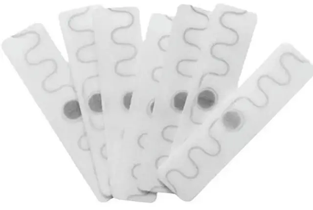 Alt view image 4 of 6 - 10Pcs UHF RFID Tag Hot Melt Glue Woven Fabric Washable Laundry Tag UHF Laundry Management Tags For Garment Washing