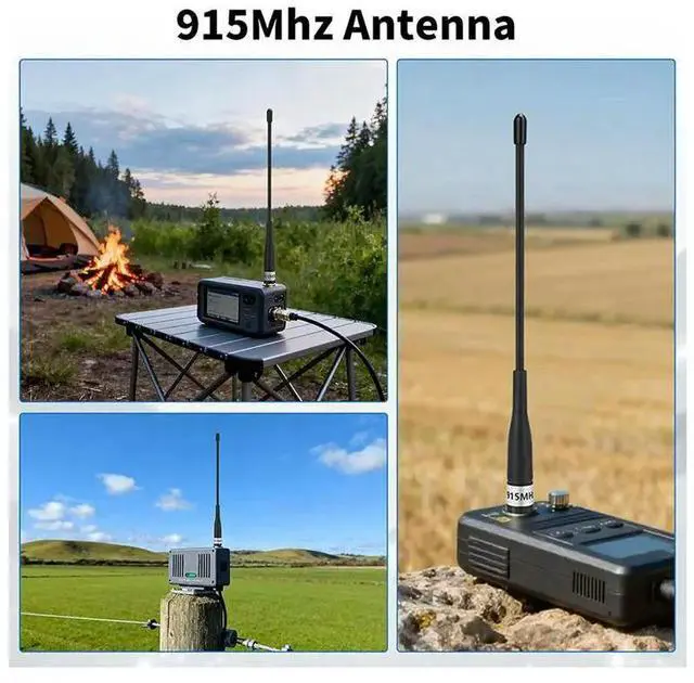 Alt view image 2 of 3 - 915Mhz Lora Antenna 10Dbi Gain, Long Range Omni SMA Male With Cable For Meshtastic 4Pcs