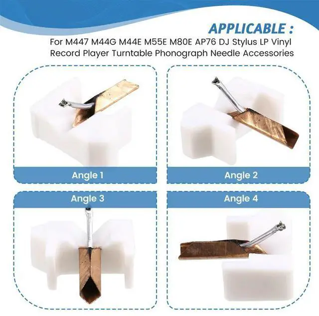 Main image of For Shure M447 M44G M44E M55E M80E AP76 DJ Stylus LP Vinyl Record Player Turntable Phonograph Needle Accessories
