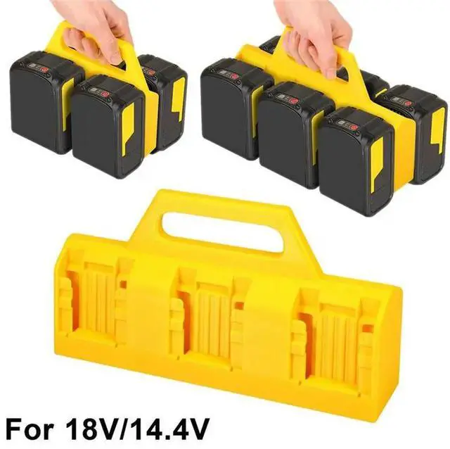 Alt view image 6 of 6 - 6 Slot Holder For 18V/14.4V Batteries- Works 20V/60V Models