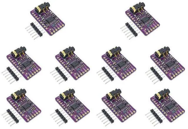 Alt view image 2 of 6 - 10X PCM5102 I2S IIS Digital Audio DAC Decoder Module Stereo DAC Digital-To-Analog Converter Voice Module