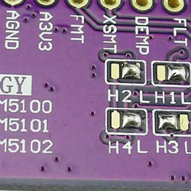 Alt view image 3 of 6 - 10X PCM5102 I2S IIS Digital Audio DAC Decoder Module Stereo DAC Digital-To-Analog Converter Voice Module
