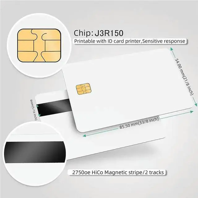 Alt view image 2 of 6 - J3R150 Chip Java JCOP Card - UNFUSED Dual Interface Chip Java JCOP4 Cards,With EMV Function,3Pack