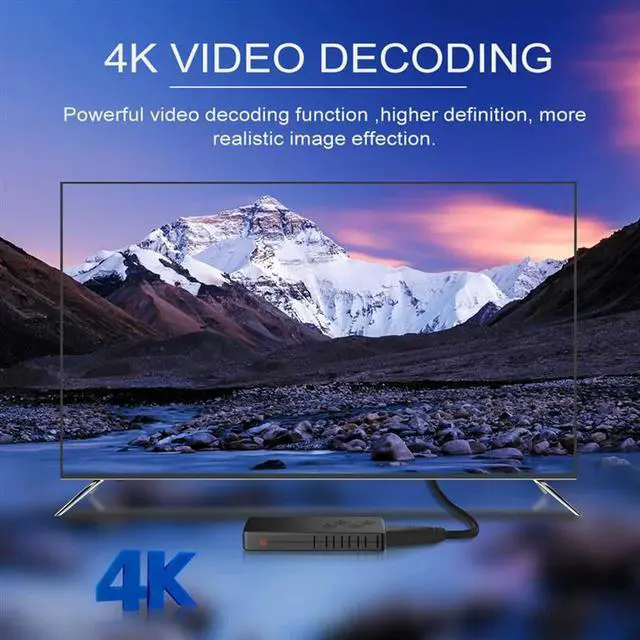 Alt view image 2 of 6 - TV Stick TV Box Android10 ATV H313 Dual 2.4G/5G Support 4K Video Mini TV Box Player 2G+8G
