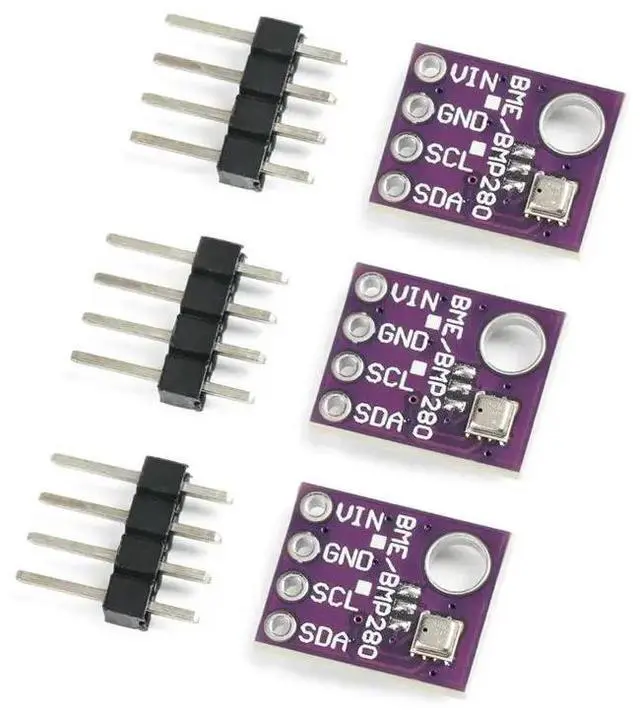Main image of Atmospheric Pressure Temperature Humidity BME280 5V Sensor Module I2C-SPI Breakout GY-BME280