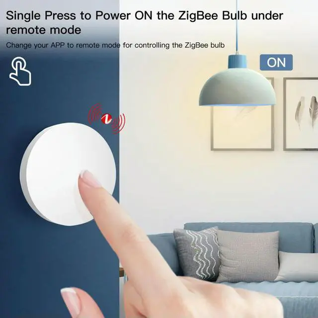Alt view image 5 of 5 - Button Scene Switch Tuya ZigBee ligent Remote on off Key Controller Multi-scene Linkage Switches Life
