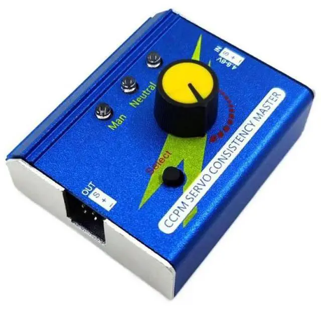 Alt view image 6 of 6 - Servo Tester 3CH RC Servo Controller ESC Motor Speed Checker DC4.8-6V 3 Modes Indicator Light for Helicopter Fixed Wing Aircraft