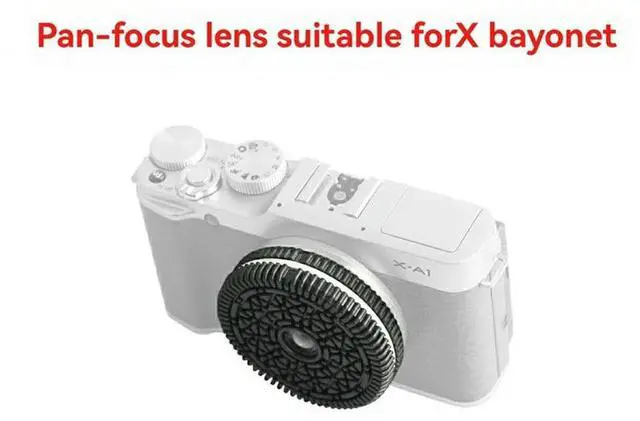 Alt view image 2 of 6 - For Fuji X Mount 32Mm/F10 Pancake Lens For Fuji X-Mount Mirrorless Camera CCD Camera