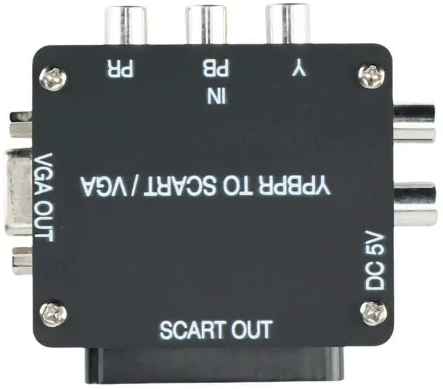 Alt view image 2 of 3 - YUV TO RGBS YPBPR to SCART YPBPR TO VGA Component Transcoder Converter Game Console, RGBS to Color Difference Component
