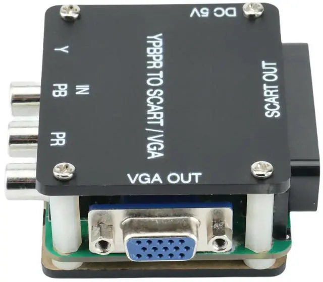 Alt view image 3 of 3 - YUV TO RGBS YPBPR to SCART YPBPR TO VGA Component Transcoder Converter Game Console, RGBS to Color Difference Component