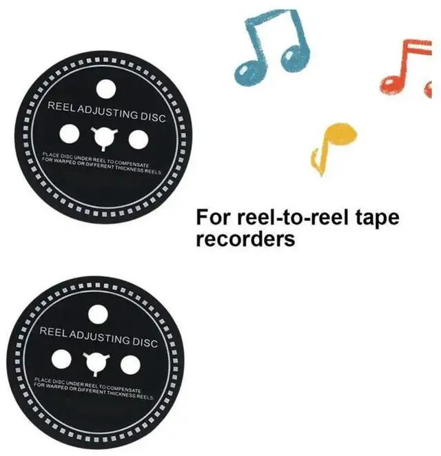 Alt view image 2 of 6 - For NAB For Studer TEAC Reel-To-Reel Tape Recorder Adapter Sp4PCS 0.7Mm Thickness Professional Sound Equipment Parts