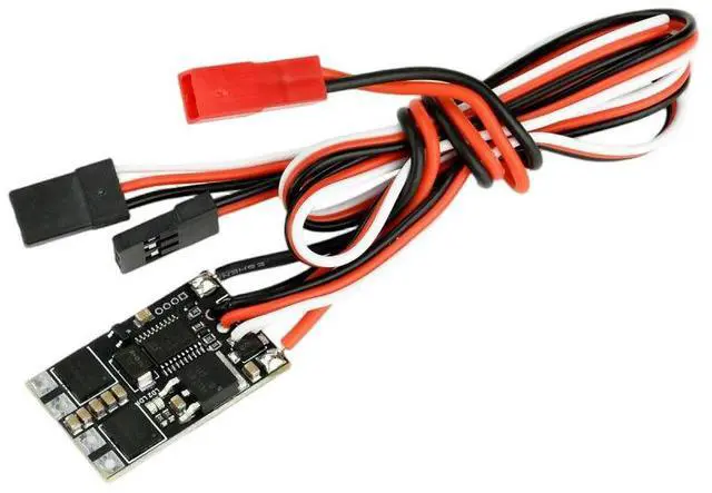 Alt view image 5 of 6 - 1-2S Dual-way Bidirectional Mixing ESC Brushed ESC 5A/9A Differential ESC with Overcurrent Protection for RC Tank Aircraft Boat
