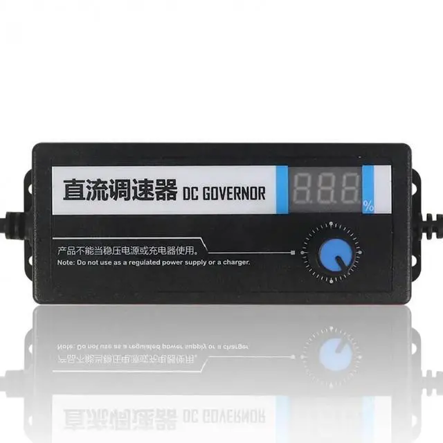 Alt view image 5 of 6 - AC220V to 12V DC Motor Speed Governor 12V 3A Digital Display DC Stepless Speed Regulation Dimming Slow Start and Stop Regulator
