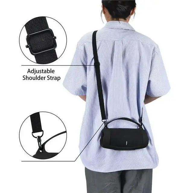 Alt view image 2 of 6 - Shockproof Silicone Cover Case For Charge 5 Wi-Fi& For Charge 5 Speaker Travel Carrying Sleeve Bag