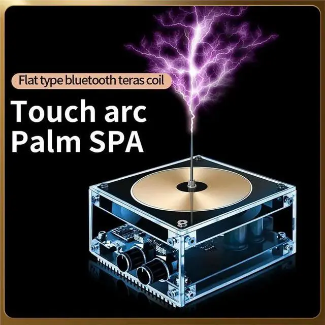 Alt view image 3 of 3 - For Tesla Coil Tesla Music Lghting Lighting Speaker Touchable Bluetooth AUX Audio Input For Kids