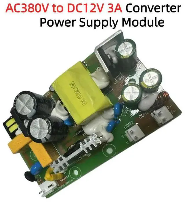 Alt view image 4 of 6 - AC-DC Converter AC380V to DC12V 3A Power Supply Module 12V 3A Switching Power Supply Bare Board