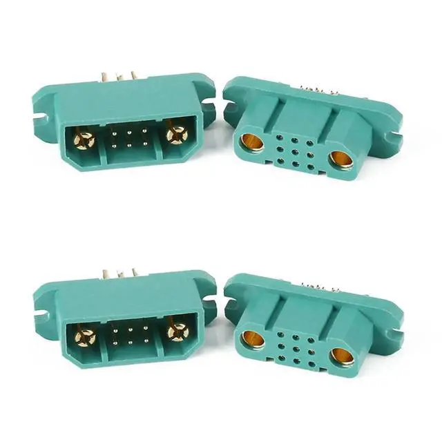 Alt view image 6 of 6 - 2Pair VTOL Pro MPX2+9 Connector JX9 Multi Wire Servo Extension Male Female Plug for RC Airplane Turbine Jet Model DIY BMS Charge