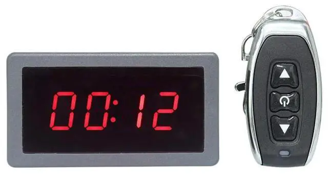 Alt view image 5 of 6 - 4 Digit Timer Delay Switch Controller Remote Timing Switch DC6-30V LCD Digital Counter Module with Controller