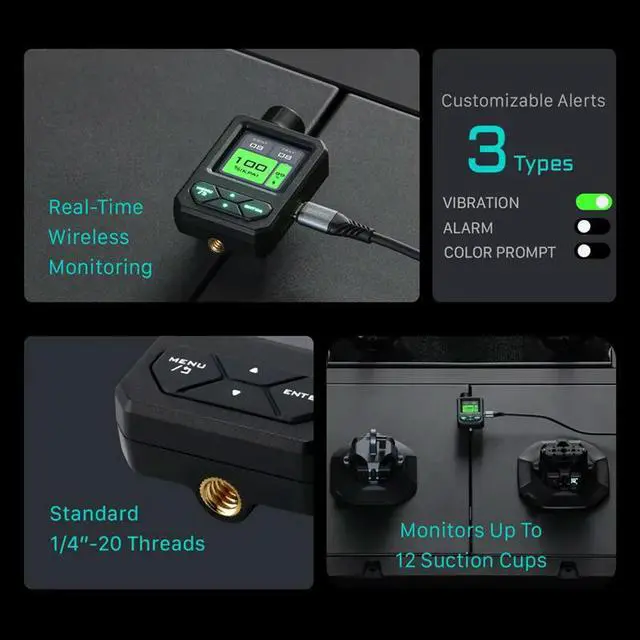Alt view image 3 of 6 - For Hydra HDA-ESC-WMM Monitoring Module Real-Time For Electronic Suction Cup Remote