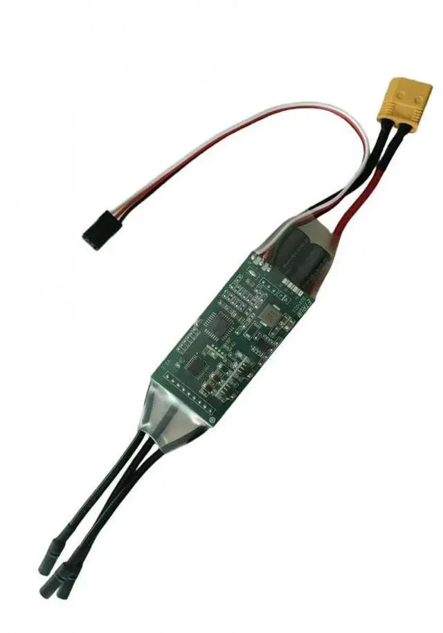 Alt view image 2 of 6 - 50A Brushless Electronic Speed Controller Bidirectional Forward Reverse 2S-6S 5V 3A UBEC for RC Boat Underwater Robot Thruster