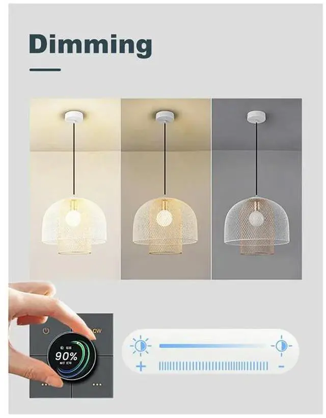 Alt view image 3 of 3 - Tuya Zigbee Knob Dimming Switch Panel App Control Voice Control Linkage 4 Gang Relay Home Light Switch