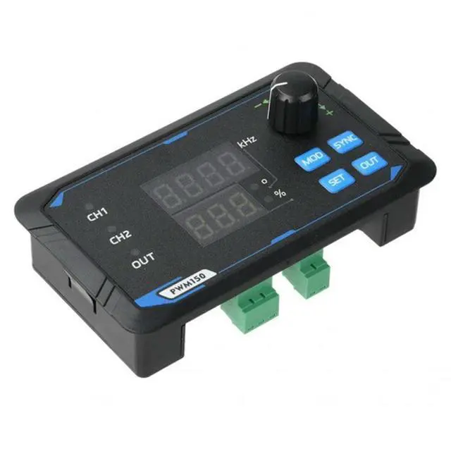 Alt view image 3 of 4 - PWM150 Dual-Channel Signal Generator Servo Motor Drive Square Wave Pulse with Adjustable Frequency Phase and 0-100% Duty Cycle