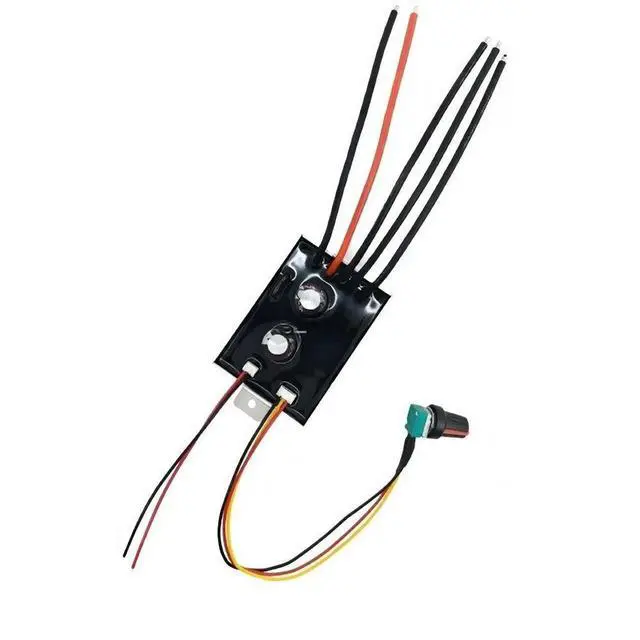 Alt view image 3 of 3 - 6.5-30V 25A BLDC No Hall Brushless Motor Drive Board Waterproof Forward and Reverse Motor Controller Anti-reverse Connection