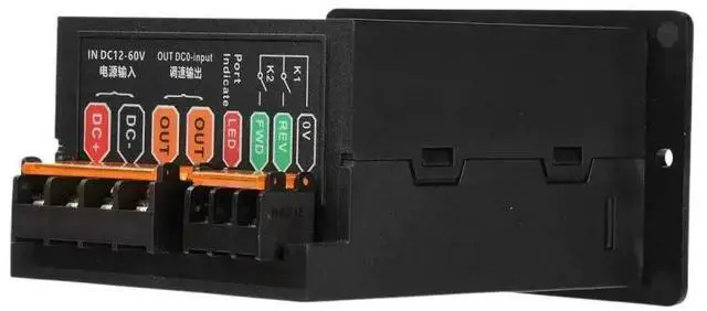 Alt view image 2 of 3 - DC12-60V 15A Digital Display PWM Motor Speed Controller 20kHz High Power DC Motor Governor Forward Reverse Electronic Regulator